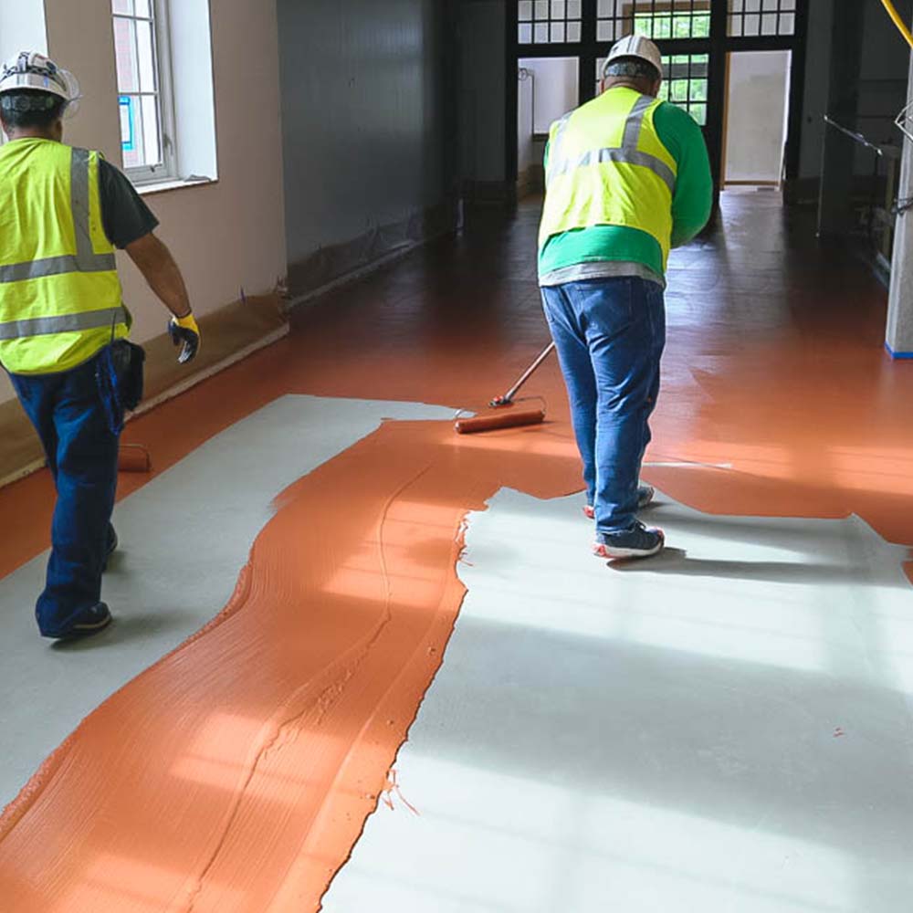 SEMCO Liquid Membrane application to enclose asbestos