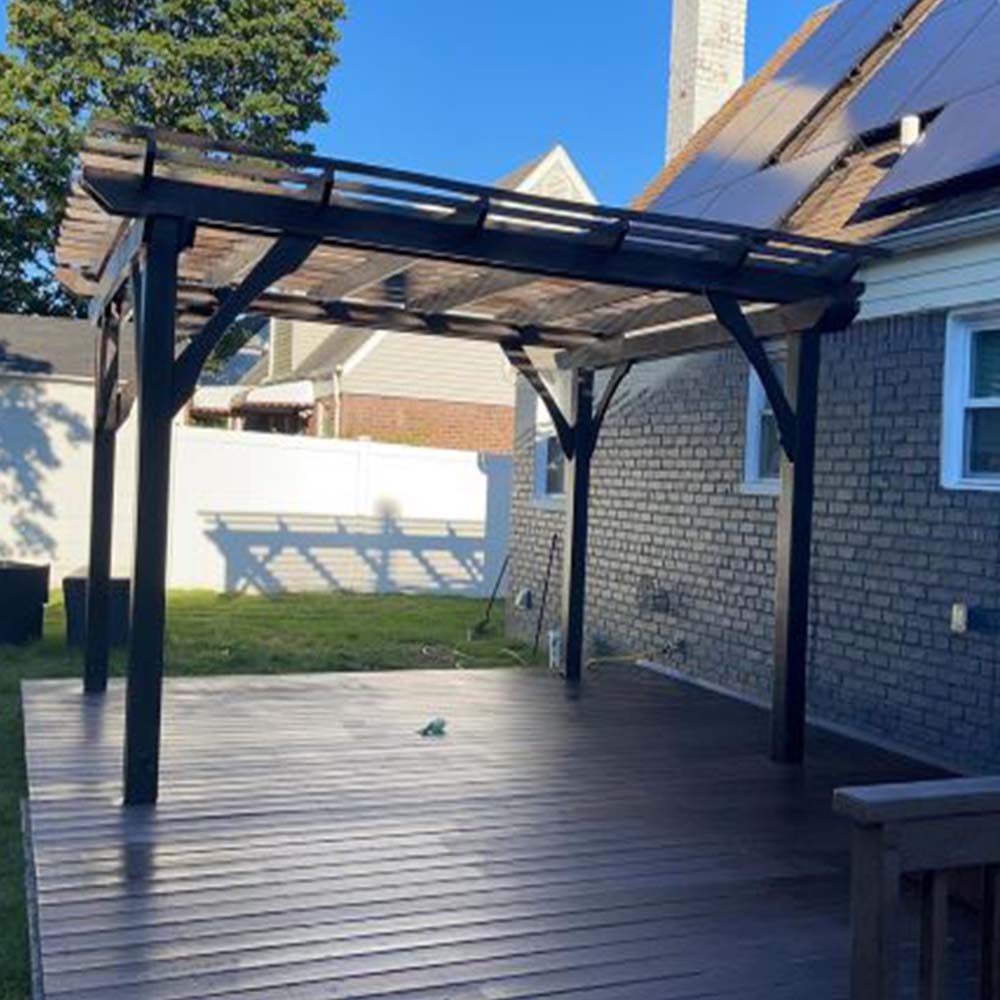SEMCO Liquid Membrane on exterior wood deck