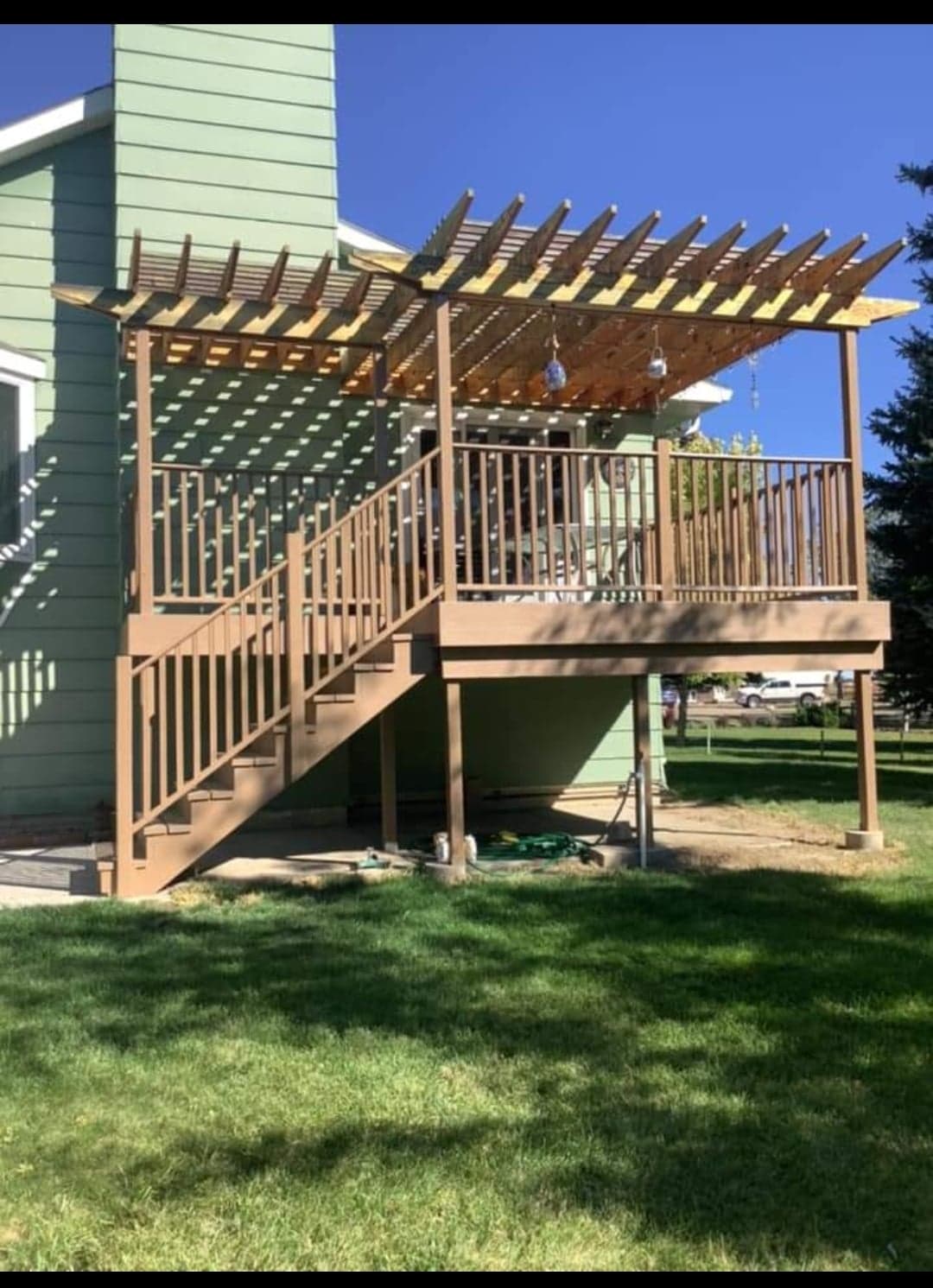 Exterior deck with SEMCO Liquid Membrane