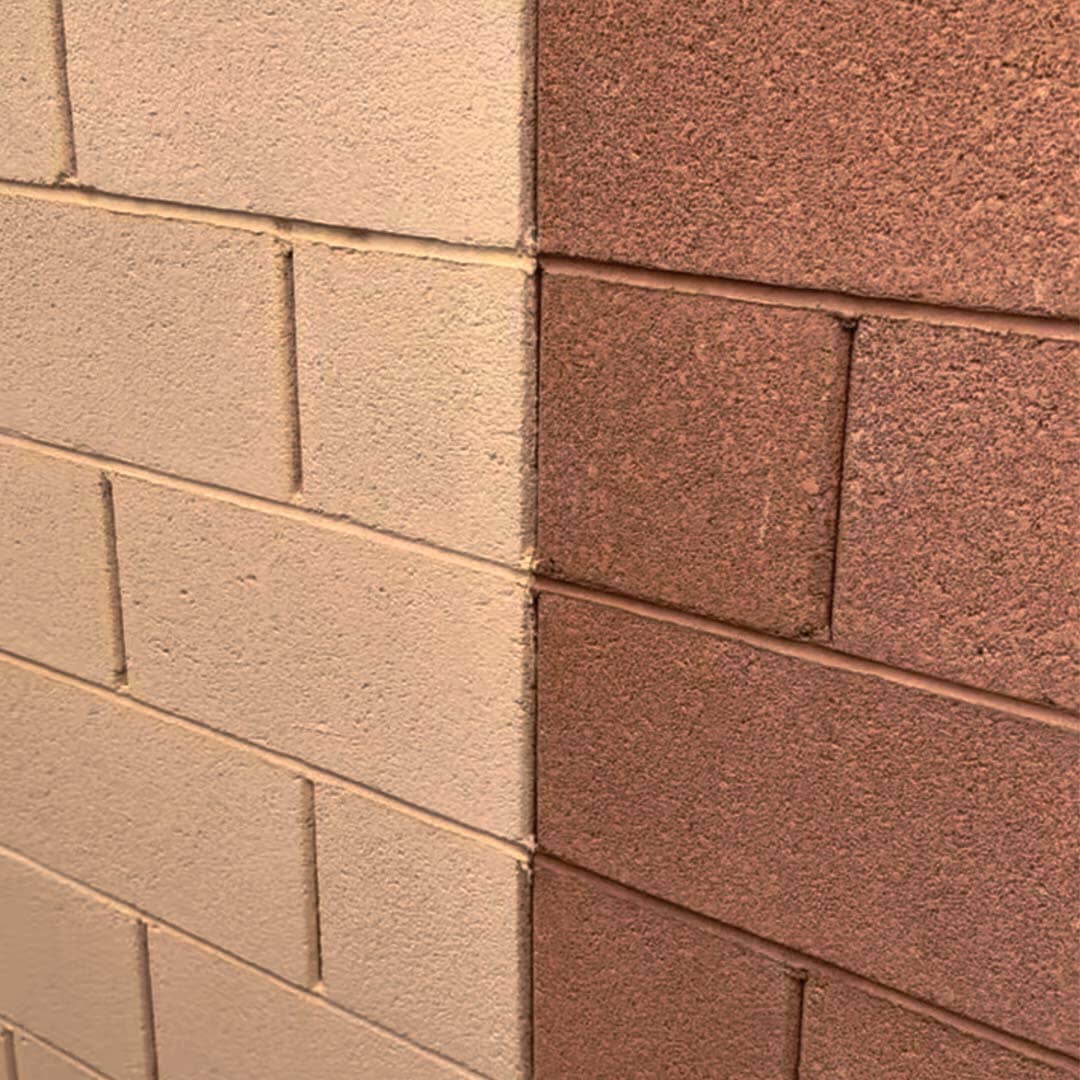 SEMCO Liquid Membrane Block Wall Before After