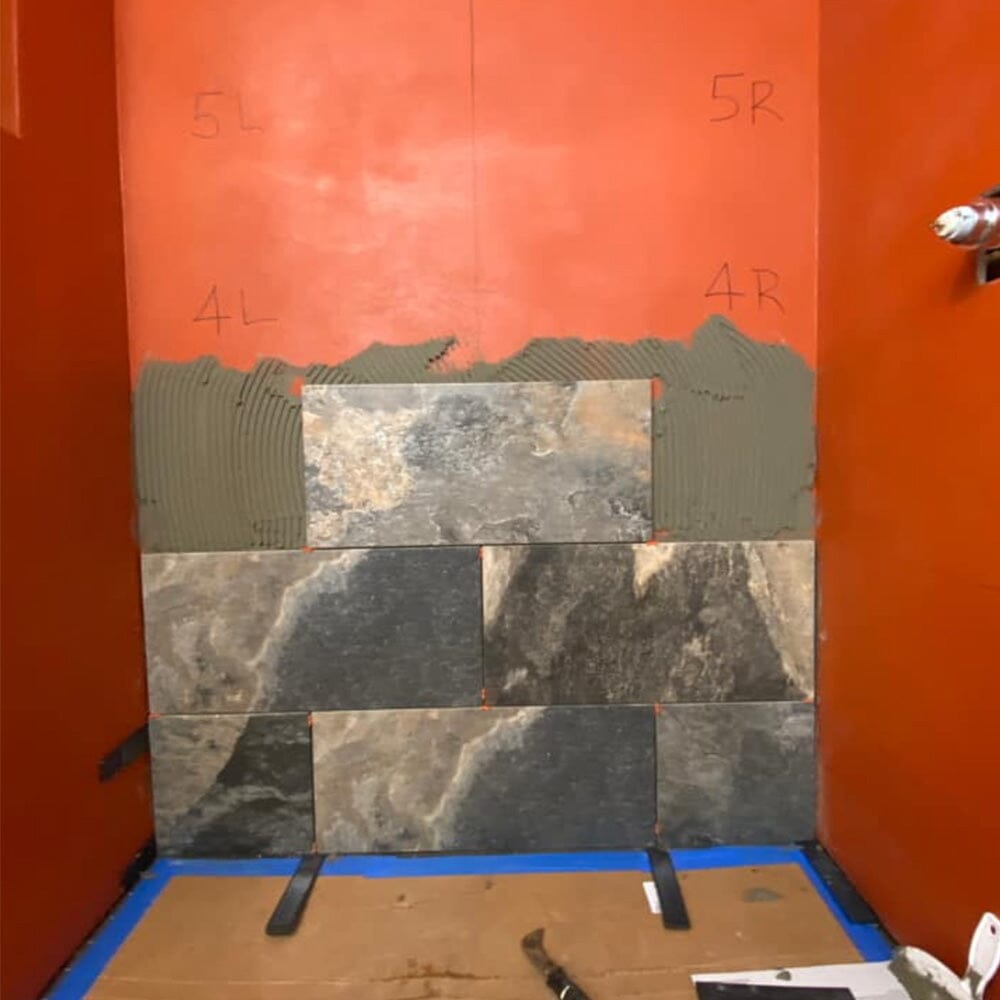 SEMCO Liquid Membrane Shower Primary Waterproofing before tiles