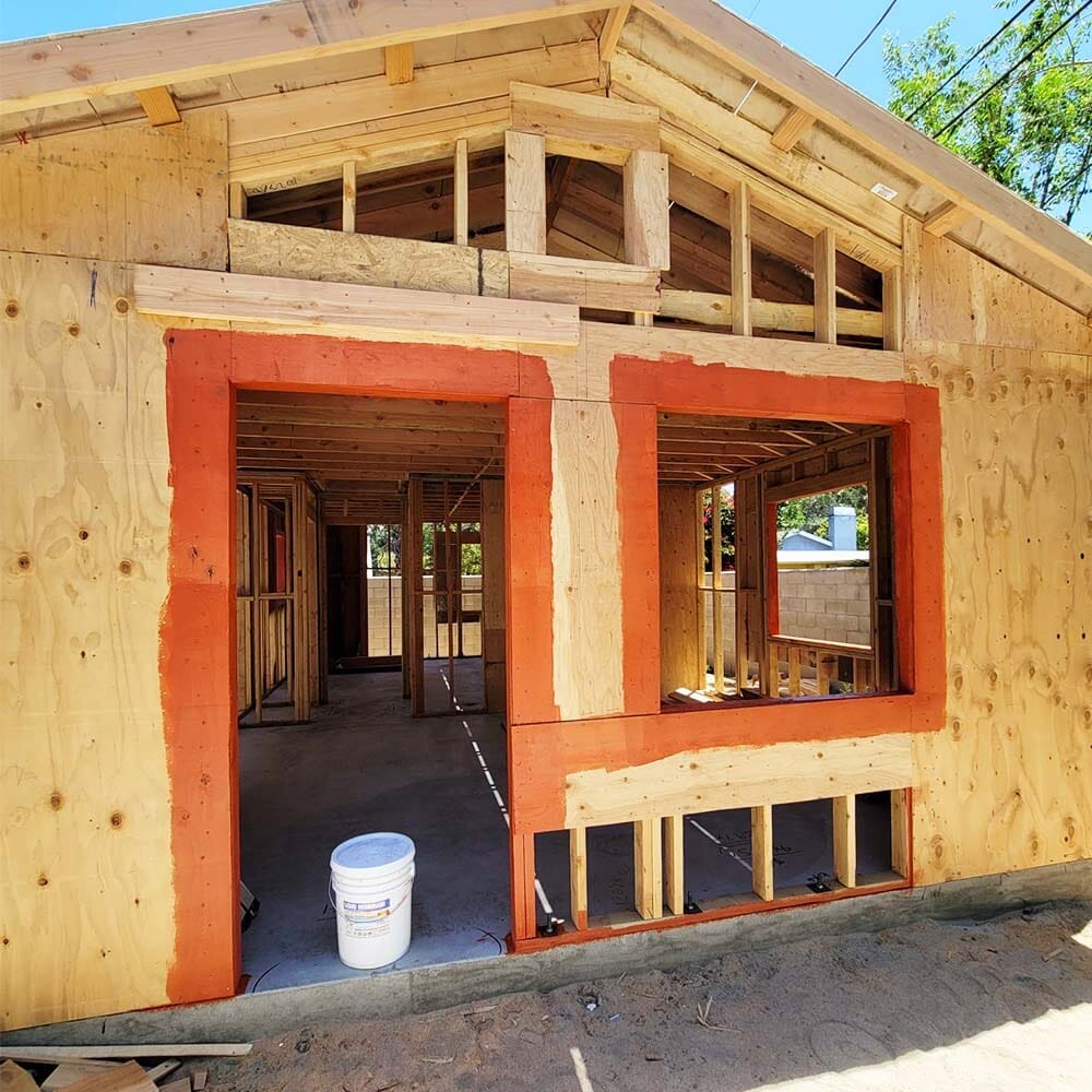 Wooden Window Boxes waterproofed with SEMCOLiquid Membrane