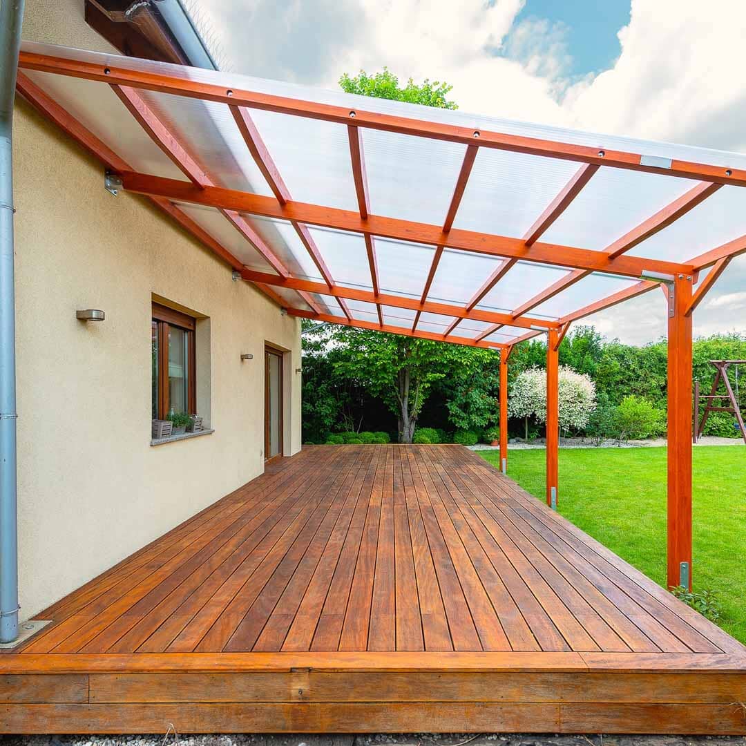 Wooden Deck waterproofed with SEMCO Liquid Membrane