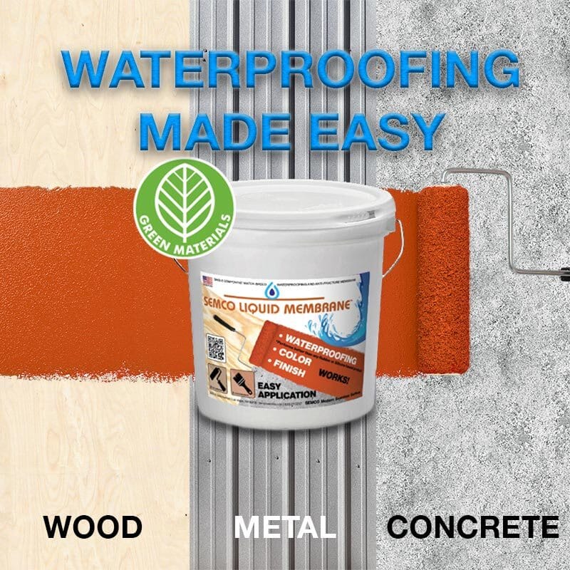 SEMCO Liquid Membrane CMU Block Waterproofing