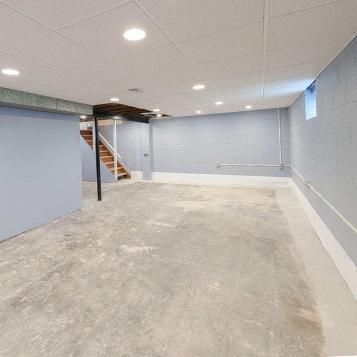 SEMCO Liquid Membrane applied to a basement wall ahead of fall rains