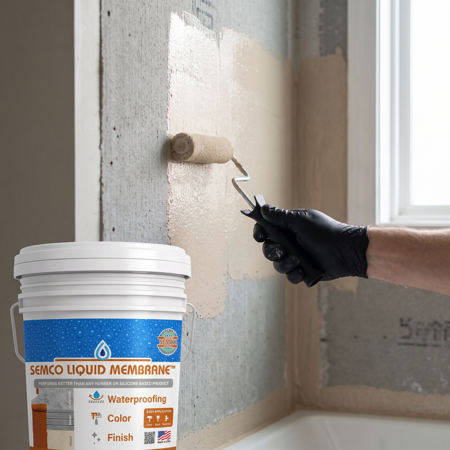 SEMCO Liquid Membrane shower waterproofing DIY guide cover image