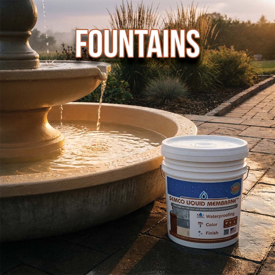 SEMCO Liquid Membrane Fountain Waterproofing