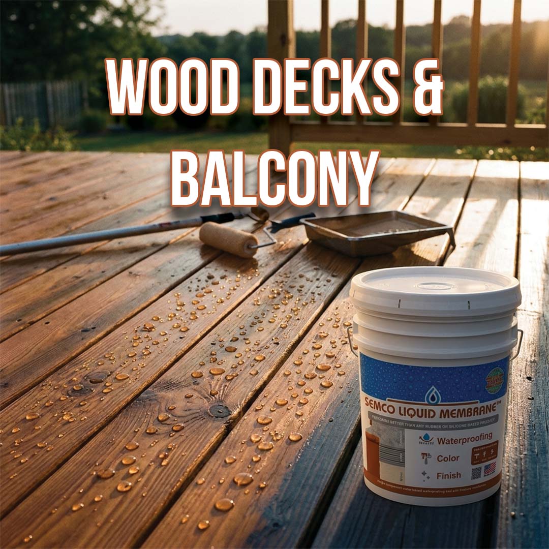 SEMCO Liquid Membrane Waterproof Membrane For Decks and Balconies 