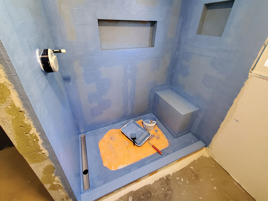 Shower walls · SEMCO Liquid Membrane