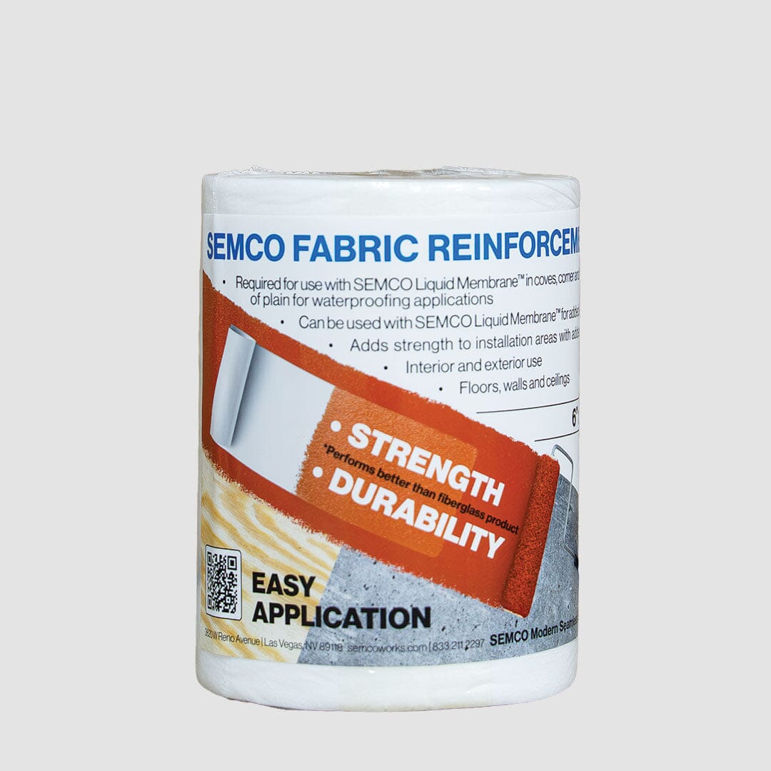 SEMCO Fabric Reinforcement roll for basement floor-to-wall joints and wide cracks