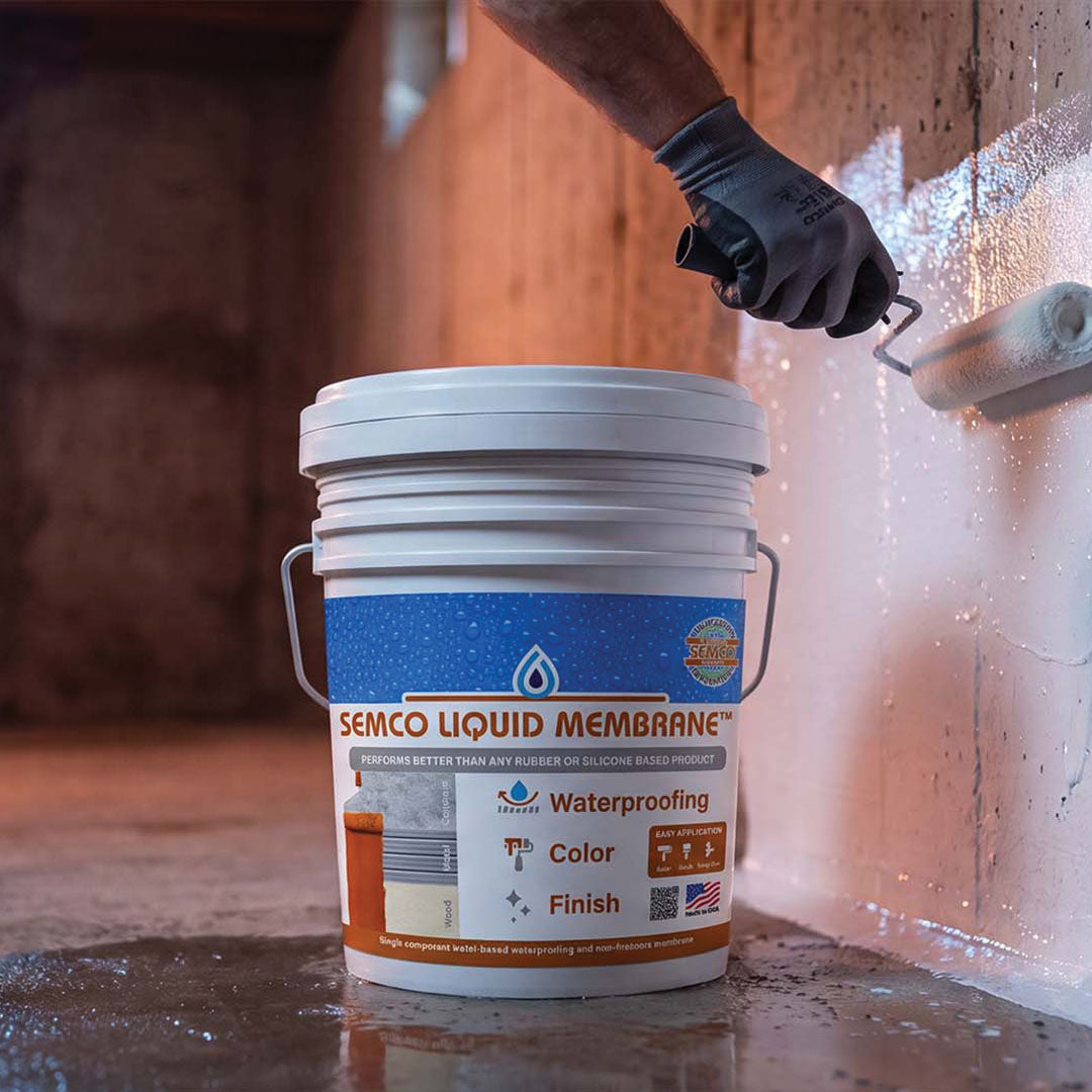 CMU block waterproofing